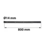 Penture À Bout Carré D14 35X4 L.800Mm Acier Noir Pré-Peint