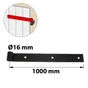 Penture Acier Prépeint, H.40 X L.1000 X P.26 Mm