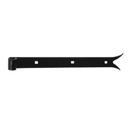 Penture queue carpe diam. 14 x 35 x 4 longueur 700 mm noire