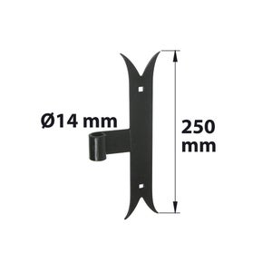 Penture De Milieu Acier Prépeint, H.250 X L.110 X P.22 Mm