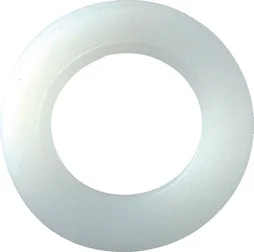 Lot De 10 Rondelles Nylon Plastifié, H.25 X L.25 X P.3 Mm