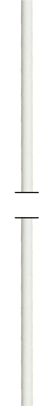  Tringle manivelle acier époxy, H.1100 x L.12 x P.12 mm 