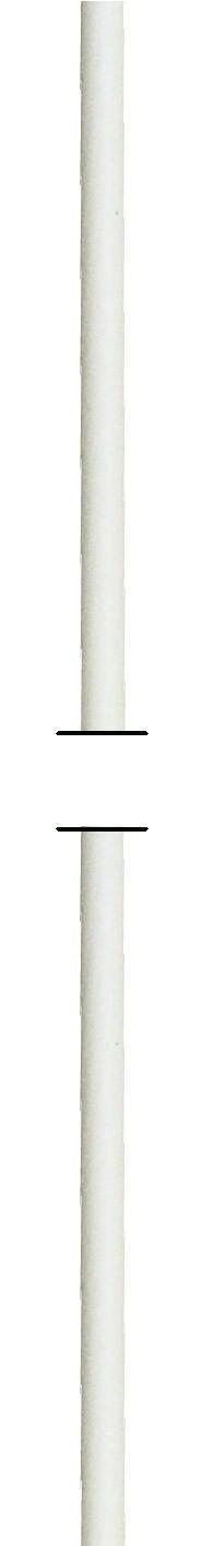  Tringle manivelle acier époxy, H.1100 x L.12 x P.12 mm 