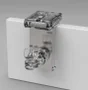 Lot De 2 Supports Sans Perçage Barre De Vitrage Petite Fenêtre, 10Mm Transparent