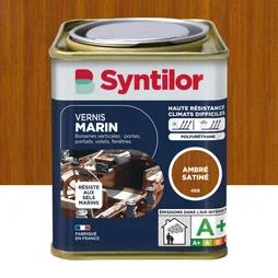 Vernis marin bois SYNTILOR Ambre satiné 0.25 L