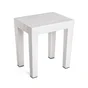 Tabouret À Poser, Blanc, Lombok Blanc