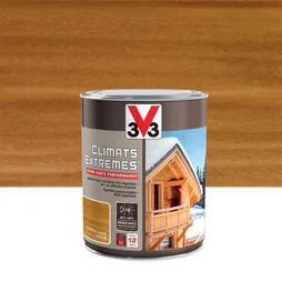 Lasure V33 Climats extrêmes® 12 ans chêne doré satiné 1 l