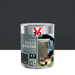 Lasure V33 Hp Les Opaques 8 Ans Réglisse Satiné 1 L