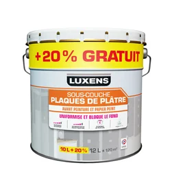 Sous-couche plaque de plâtre LUXENS 10L+20% gratuit