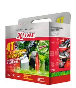 Kit de démarrage universel 4 temps X'OIL pour tondeuse