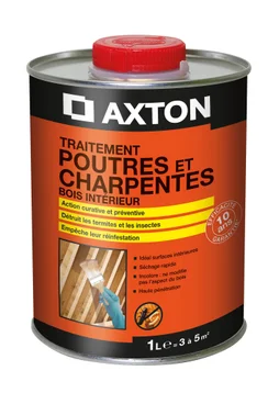 Traitement Du Bois Poutre Et Charpente Axton 10 Ans, 1 L