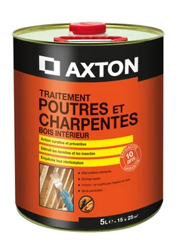 Traitement Du Bois Poutre Et Charpente Axton 10 Ans, 5 L