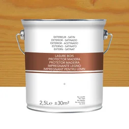 Lasure chêne clair satiné 2.5 L