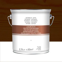 Lasure 2 ans chêne foncé satiné 2.5 L