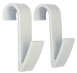 Lot de 2 anneaux porte-serviettes SRDB blanc