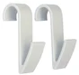 Lot de 2 anneaux porte-serviettes SRDB blanc