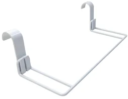 Barre porte-serviettes et fixations Barrdbc rond, 36 cm blanc