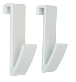 Lot de 2 anneaux porte-serviettes Spb blanc