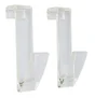 Lot de 2 anneaux porte-serviettes transparent