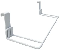 Barre porte-serviettes et fixations Barrpbc plat, 36 cm blanc