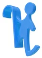 Anneau porte-serviettes DECO bleu