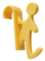 Anneau porte-serviettes tubes ronds DECO jaune