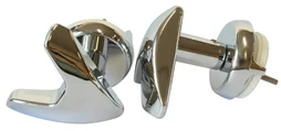 Patère pour sèche-serviettes chrome