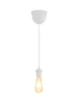 Monture 1 x E27 en plastique July diam. 9.5 cm blanc