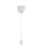 Monture 1 x E27 en plastique July diam. 9.5 cm blanc
