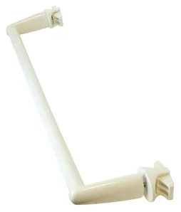 Barre porte-serviettes et fixations B21841b blanc