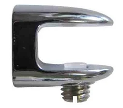 Lot De 2 Équerres Taquet Zamak Chromé Gris, H.2.5 X P.2.8 Cm