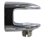 Lot De 2 Équerres Taquet Zamak Chromé Gris, H.2.5 X P.2.8 Cm