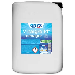 Vinaigre ménager 14° liquide, ONYX, 20L