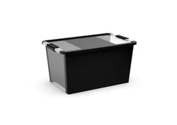  Boîte Kis Plastique Noir L.55 X P.35 X H.28 Cm Cm