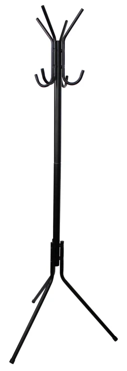 Portemanteau BOX & BEYONG Ara 8 patères, acier, noir