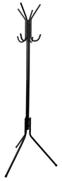 Portemanteau BOX & BEYONG Ara 8 patères, acier, noir