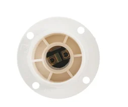 Douille Électrique E14 À Vis Thermoplastique Blanc