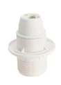 Douille Électrique E14 À Vis Thermoplastique Blanc