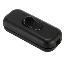 Interrupteur noir, 2 A, 500 W maxi