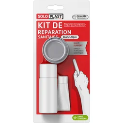 Réparation sanitaire email/acrylique/céramique SOLOPLAST kit 50ml + 30g