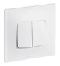 Double Interrupteur Va-Et-Vient Neptune, Blanc, Legrand
