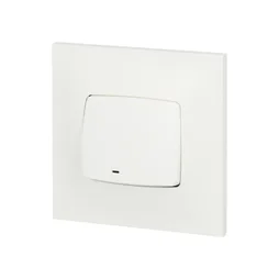 Poussoir À Voyant, Lumineux Neptune, Blanc, Legrand