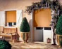 Store Enrouleur Tamisant Bois Tissé, Chamois, 100/110 X 200 Cm
