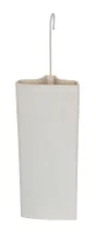 Saturateur plat céramique blanc, 250 ml