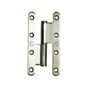 Paumelle De Paris Gauche Bout Rond Inox Brossé, H.10 X L.55 X P.110 Mm