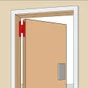 Paumelle De Paris Droite Bout Rond Inox Brossé, H.10 X L.55 X P.110 Mm