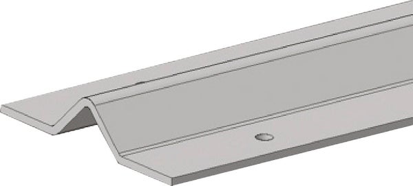 Rail De Guidage Acier Galvanisé, H.20 X L.2000 X P.70 Mm