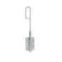 Verrou Baïonnette Acier Zingué, H.300 X L.60 X P.20 Mm