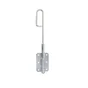 Verrou Baïonnette Acier Zingué, H.500 X L.60 X P.20 Mm