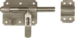 Verrou Verrou De Box À Cadenas Ø14 Mm Afbat, Acier Inox Brossé